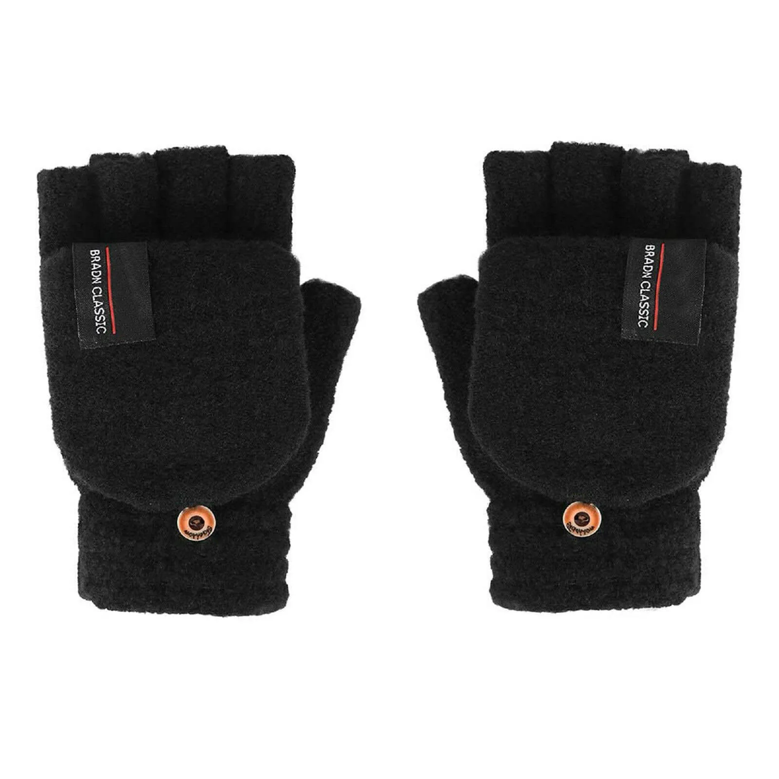 

Good Healthy Winter Gloves Full and Halfs Finger Mitten Warm Thick Cozy Men Knit Gloves