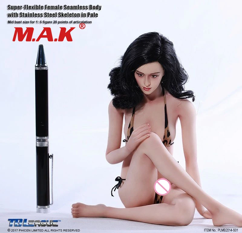 Полный комплект фигурок для коллекционирования 1:6 бледная кукла Женская Девушка