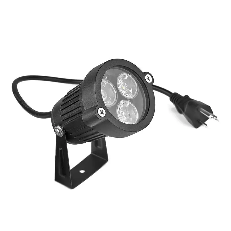 Точечный светильник заливающего света проектор 3*3 Вт светодиодный для газона