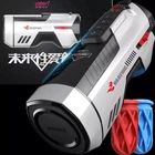 Высокоскоростная автоматическая телескопическая Мужская мастурбация Leten 708PRO с сосанием и подогревом, Реалистичная фотография для мужчин, секс-игрушки