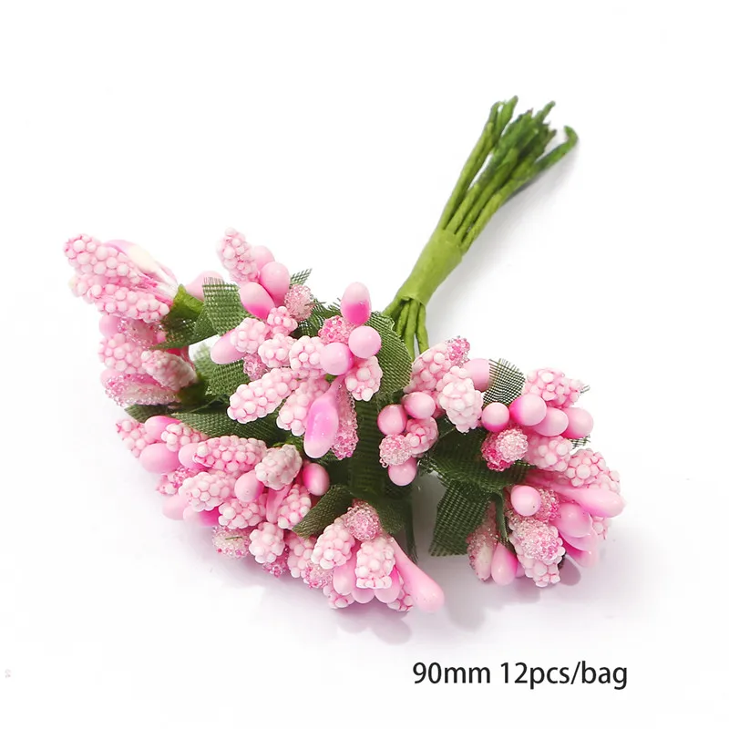 

Искусственные цветы Hua Ming Ce, розовый, набор