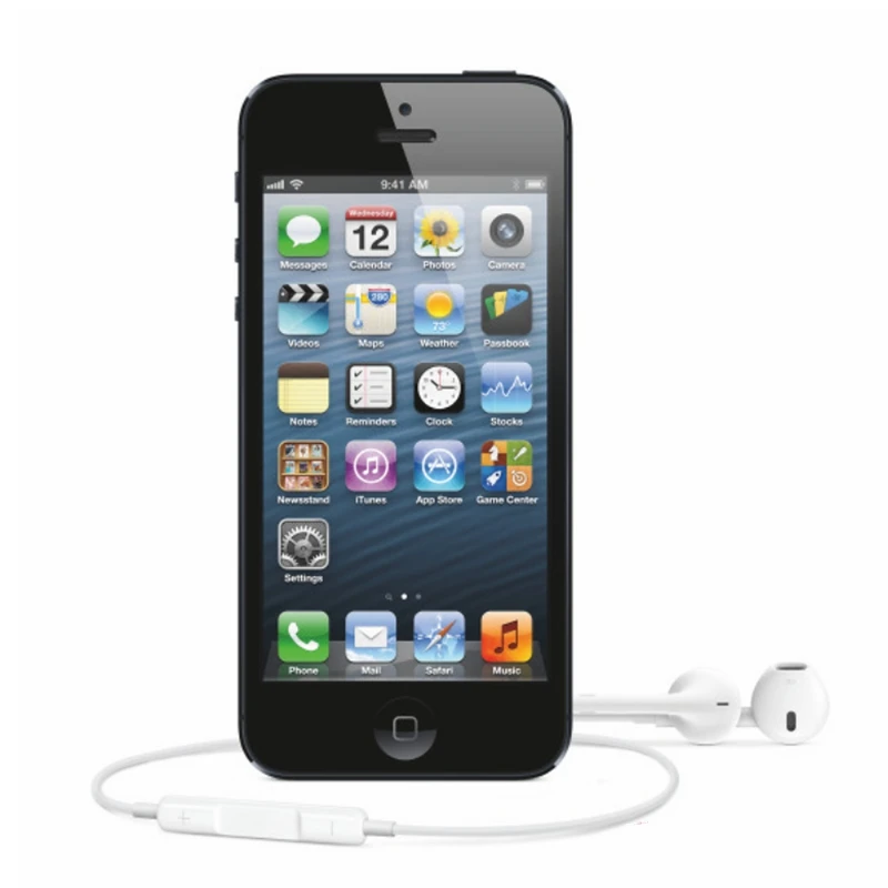 Apple iPhone 5 мобильный телефон 16/32/64GB Встроенная память 4," 8MP WI-FI gps IOS Bluetooth 1,3 ГГц отпечатков пальцев разблокированный сотовый телефон смартфон