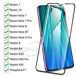 9D Screen Protective Glass On The Redmi 8 8A 7 7A K20 K30 For Xiaomi Pocophone F1 Redmi Note 8 8T 7  in Pakistan