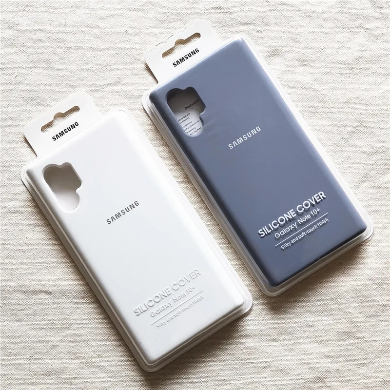 Жидкий силиконовый чехол для samsung Galaxy Note 10 Plus, шелковистый мягкий сенсорный чехол для Galaxy Note 10 10+ Pro Plus с коробкой