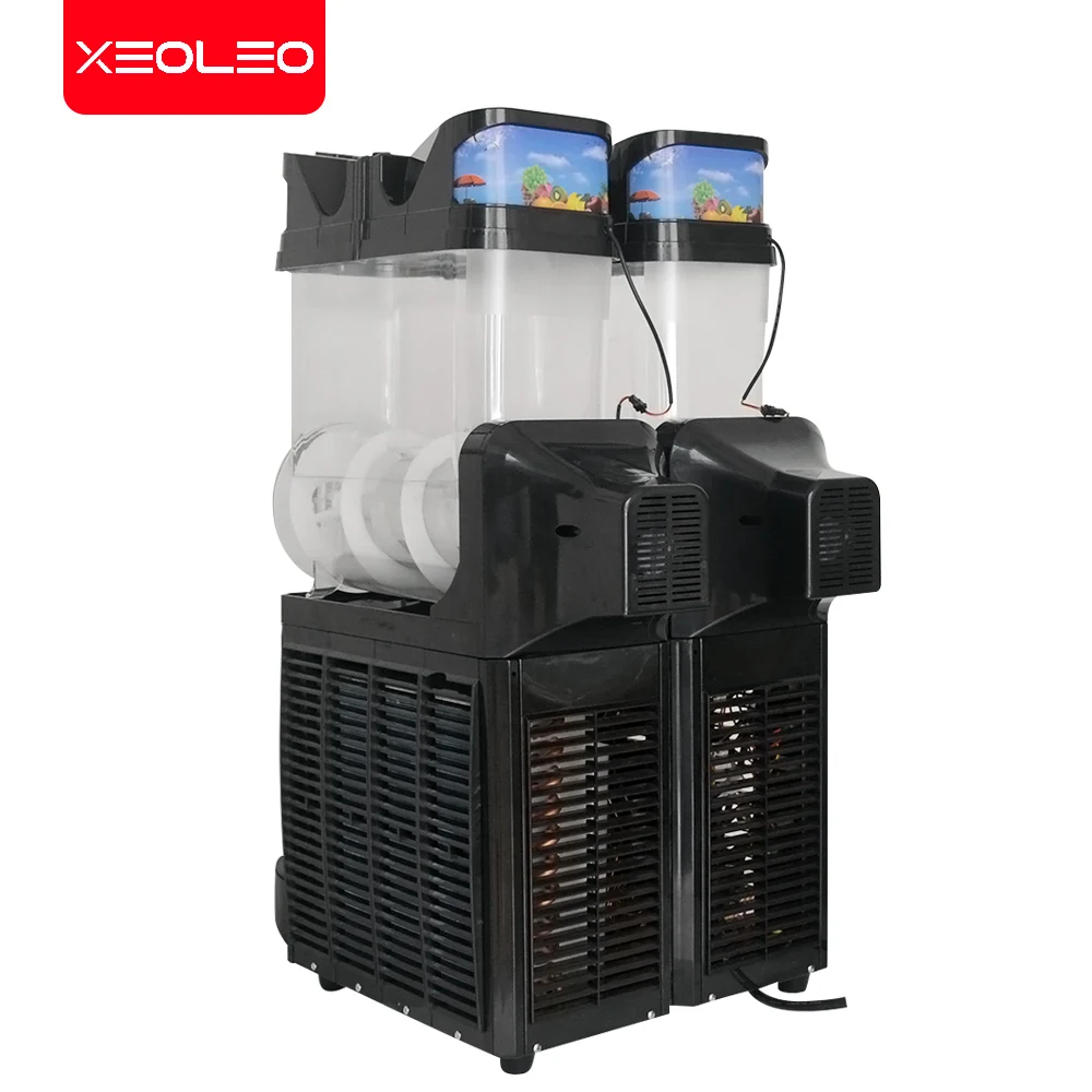 XEOLEO коммерческая машина для производства сланцев с двойным резервуаром 15 л * 2