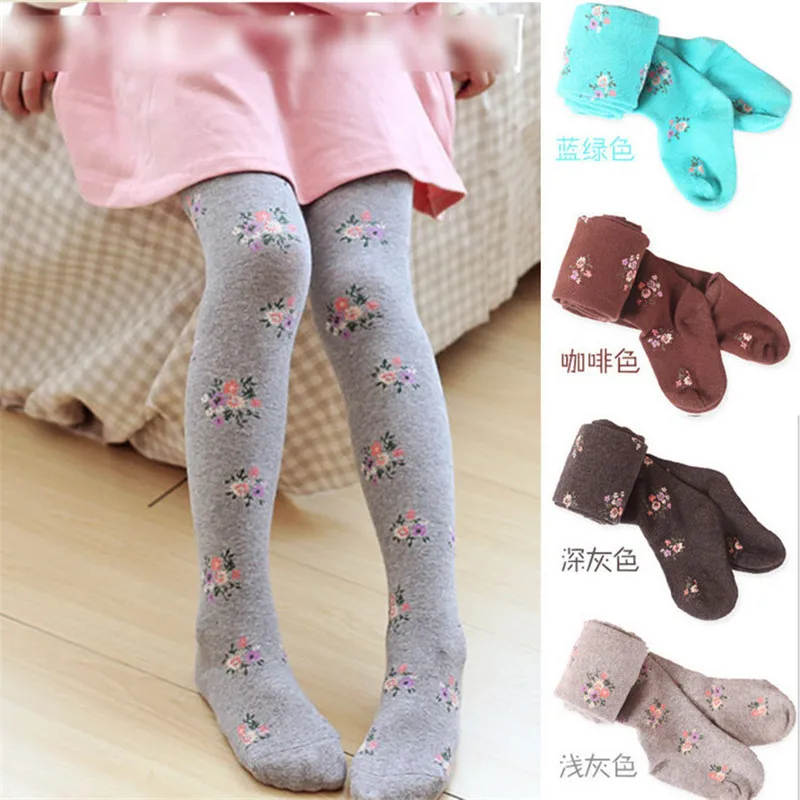 Новые детские весенние/осенние хлопковые колготки для малышей Колготки девочек