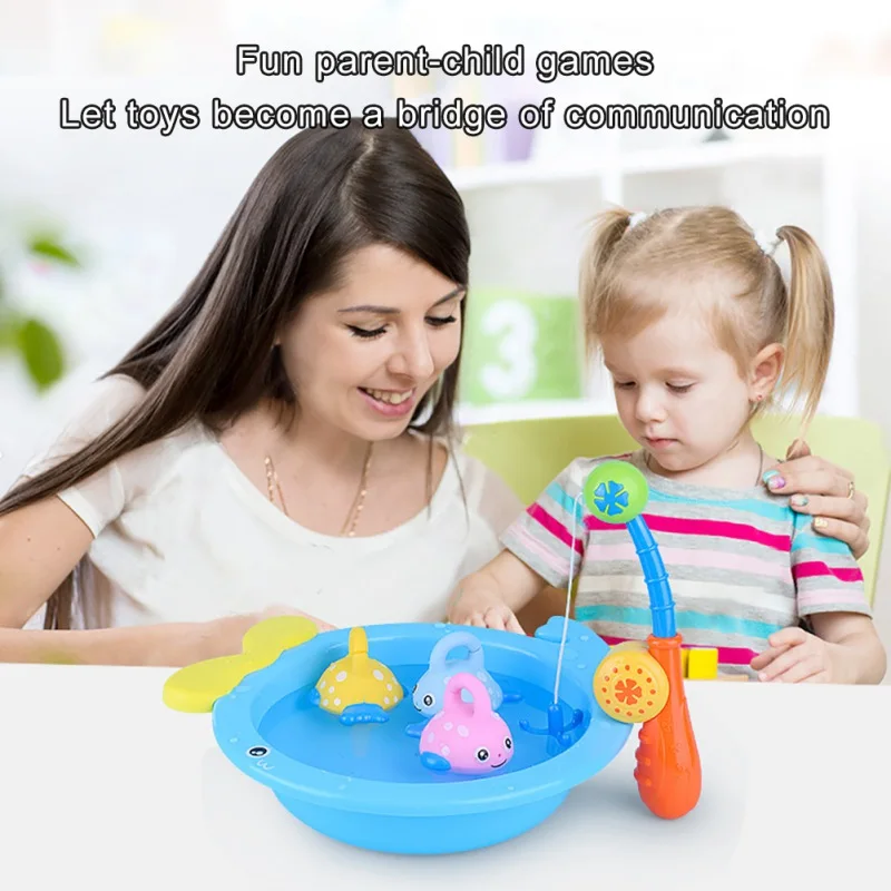 

Cross-border Children's Play Water Toys Pinch Water Spray Animal Baby Bobbin 5-piece Bath Tub Fishing Toys