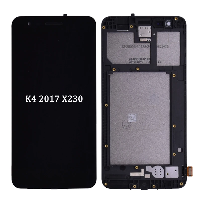 ЖК-дисплей для LG K7 2017 X230 X230i X230K сенсорный экран дигитайзер с рамкой в сборе или без