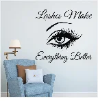 Brow Master Наклейка на стену, цитата, ресницы, брови, виниловые наклейки, обои для бровей, бар, украшение на стену, салон красоты, наклейка F892