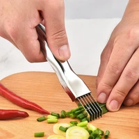 stainless steel onion slicer shredder garlic crusher cutter knife pepper graters chilli vegetable chopper tool kitchen