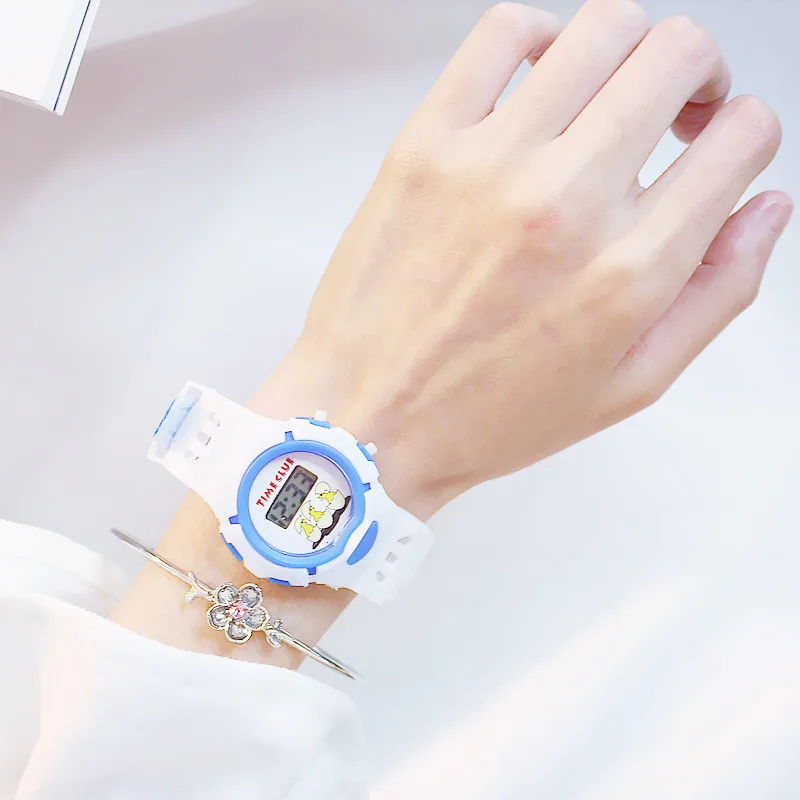 Новинка 2020 Лидер продаж модные детские электронные часы в Корейском стиле