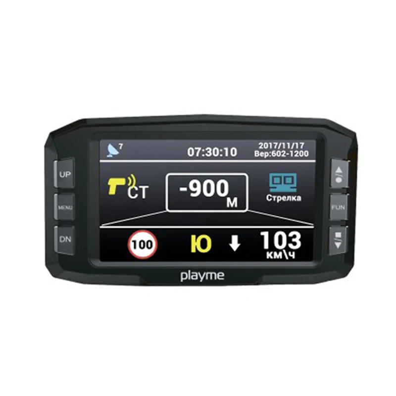 Видеорегистратор с радар детектором Комбо устройства 3 в 1 PLAYME