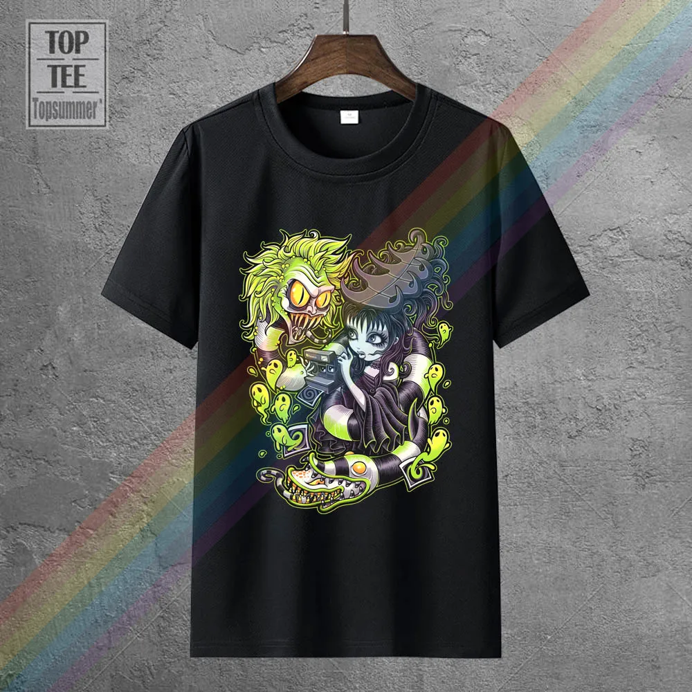 

Beetlejuice Shirt Snake And Lydia Horror Gpth Premium Graphic T Shirt S 5Xl 2018 Brand T Shirt Men Fashion