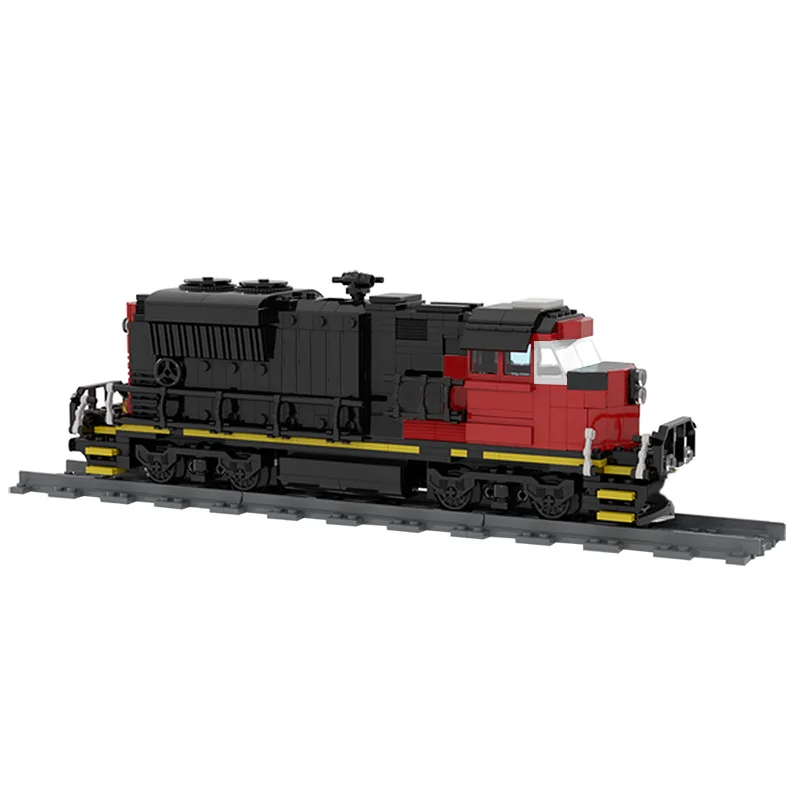 

Freight Train Building Blocks SD70M-2 CN Train Technical High Speed Subway Bricks Model MOC Toys For Kids/ Adult Birthday Gifts