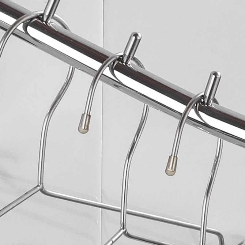 

Clothes Hanger Hook Wall Mount Swing Arm Stainless Steel Coat Clothing Drying Holder Rack Hanger, 2PCS