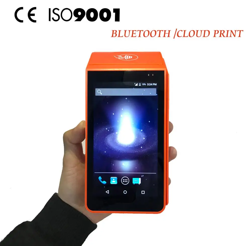 Airtime торговый автомат Android Pos платежный терминал с принтером NFC IC Mag кардридер |