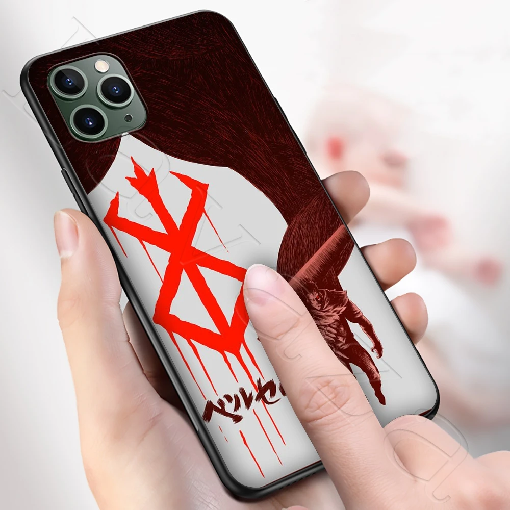 Мягкий чехол из ТПУ Lavaza с рисунком аниме берзер для iPhone 12 Mini 11 Pro XS Max XR X 8 7 6 6S Plus 5 5S SE