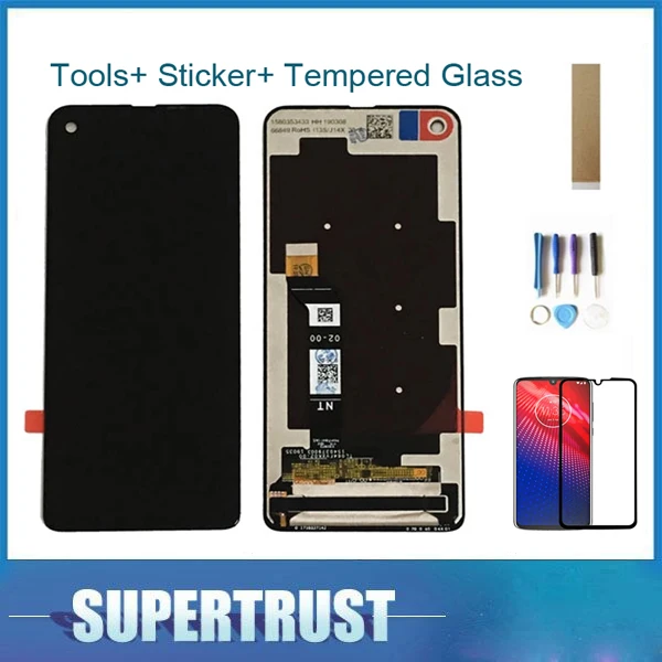 Оригинальный ЖК дисплей с закаленным стеклом для Motorola Moto One Vision P50 XT1970 сенсорный