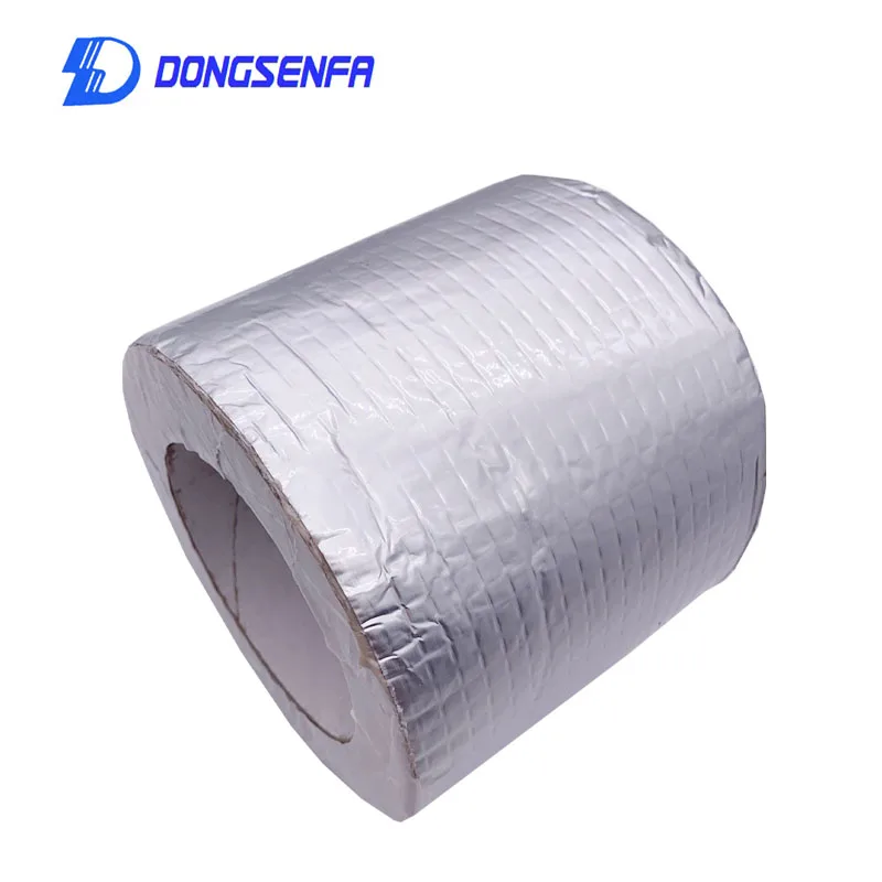 Алюминиевая фольга DONGSENFA Бутилкаучуковая лента самоклеящаяся водонепроницаемая