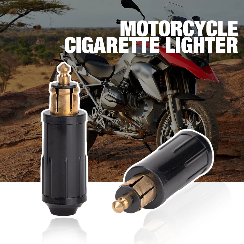 1pcs DIY DIN Hella Male Plug Powerlet European Type 12v Cigarette Lighter Adapter Connector Fits BMW Motorcycles | Автомобили и