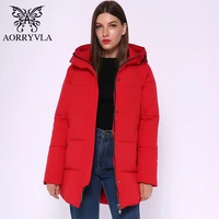 aorryvla new winter women jacket thick warm long woman coat hooded female parkas red puffer jacket casual winter coat women 2020