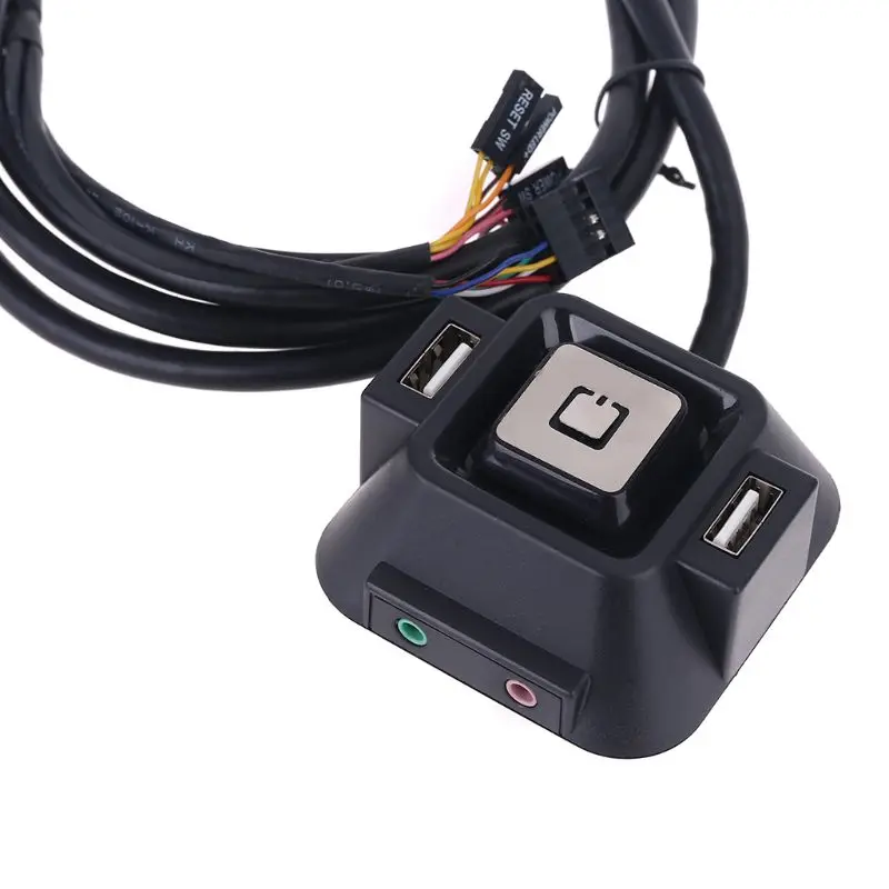 

Multifunctional USB 2.0 Computer PC Switch External Power On/Off Reset Button