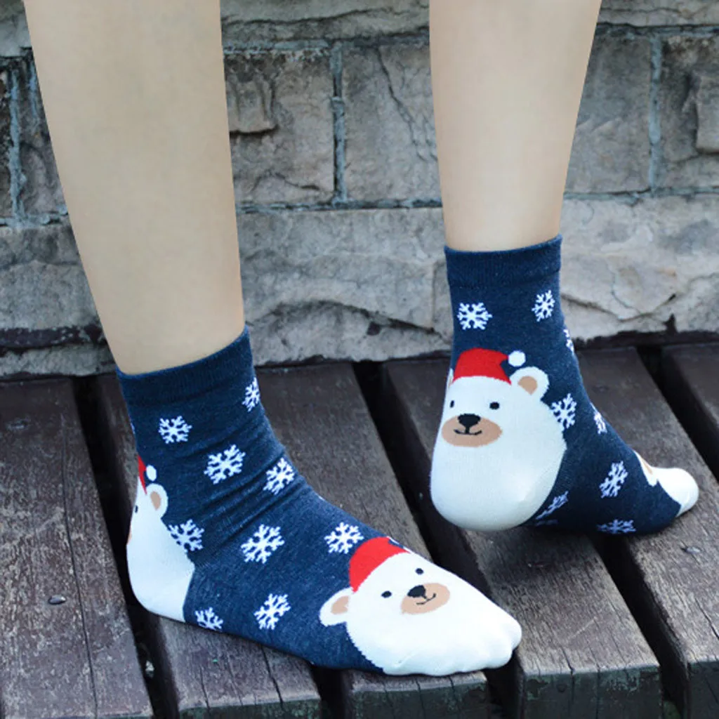 

top selling product 2020 Fashion Cartoon Three-dimensional Cute Christmas Stockings For Women And Girls Wholesale Dropshipping
