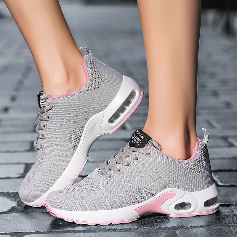 Tenis Feminino 2020 New Women Breathable Sport Shoes White Women Tennis Shoes Female Stability Athletic Sneakers Trainers 35-42