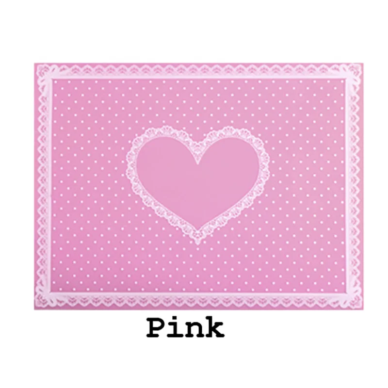 

1 Pcs Silicone Foldable Washable Nail Art Table Dust Mat Pad Cute Dot Lace Design Beauty Care Salon Equipment Manicure Tools