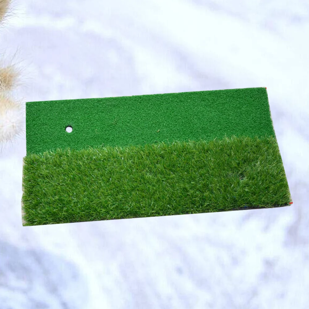 

Practice Mat Portable Swing Mat Hitting Mat and Driving Pad Outdoor Indoor Training Aids Green 2 Colors Long and Short Gras