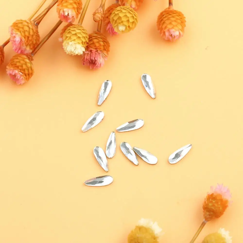 Блестящая искусственная кожа красочная длинная и плоская задняя сторона с