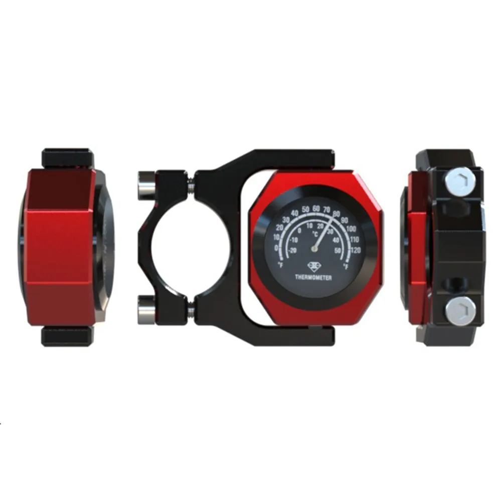 

22-28mm Motorcycle Combo Watch Luminous Red Waterproof 1pcs Accessories