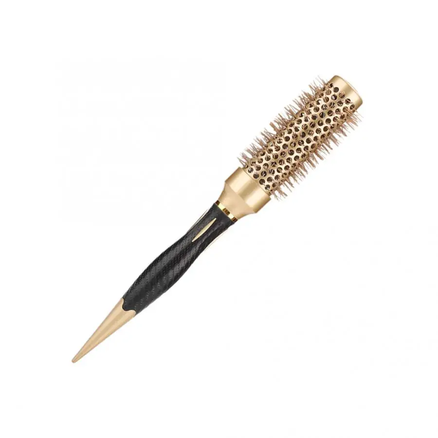 

Ionic Curling Hair Brush Barber Comb Rolling Comb Hairstyling Tool Accessories for Home Beauty Salon Hair Ceramic Round Comb