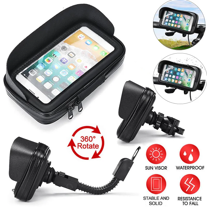 6.3 inch Bicycle Bike Phone Holder Bag Case Waterproof MTB Motorcycle Mount Support Pouch GPS For Android IOS Stand | Мобильные