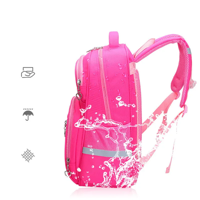 Girls Satchel Orthopedic Schoolbags Primary School Student Bookbags Waterproof Kids School Backpack Mochila Infantil Sac A Dos