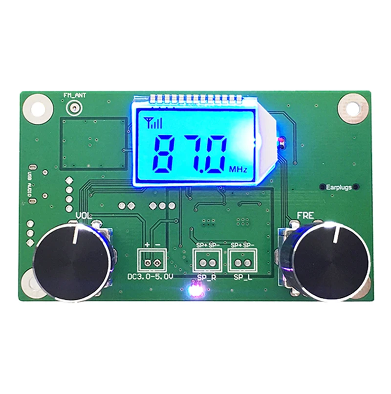 Модуль беспроводного FM-радиоприемника 87 0-108 0 МГц частотная модуляция цифровой