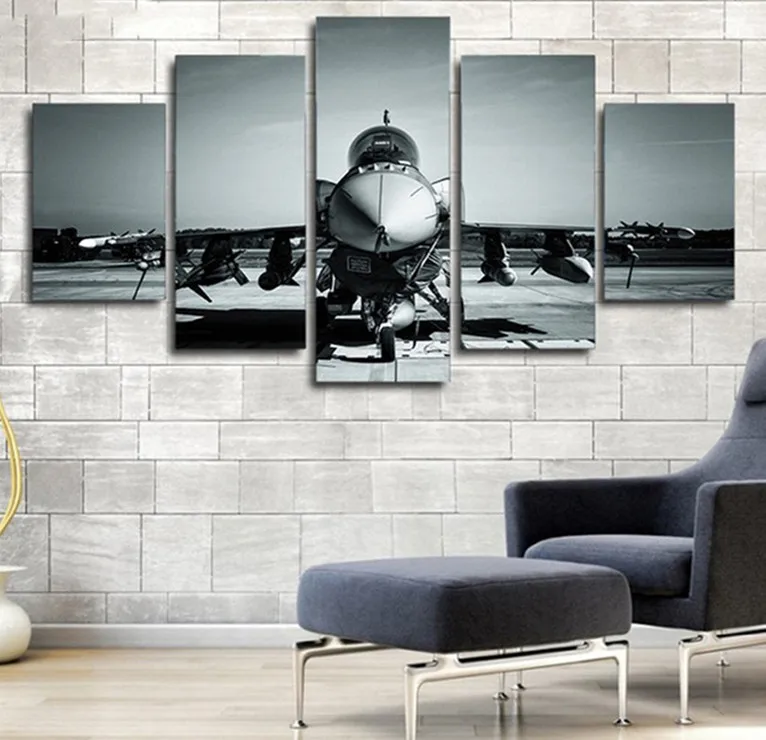 

Diamond Painting 5 Panel Airplane Mosaic diamond,diy Handmade Cross Stitch Diamond Embroidery,wall art