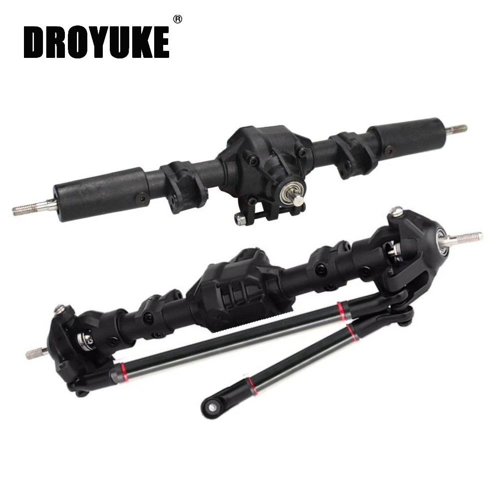 

Droyuke high quality 1:10 RC Crawler Complete Differential Axle for Axial SCX10 II 90046 90047 RC Car Upgrade Parts