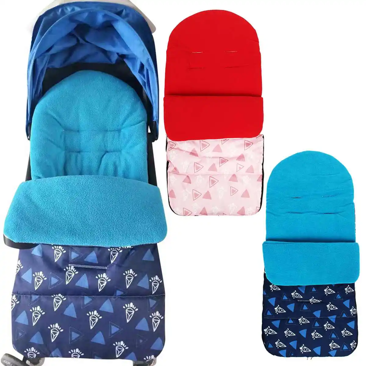 

Winter Autumn Baby Infant Warm Sleeping Bag Stroller Foot Cover Waterproof Footmuff Cosy Toes Apron Liner windproof warm thick
