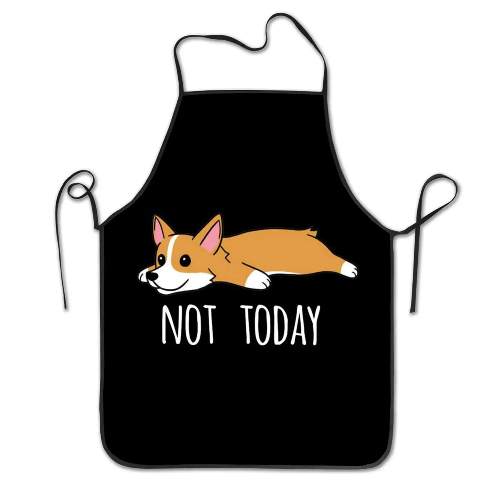 

Фартук корги, фартук для выпечки, садоводства, стрижки, Забавный фартук для шеф-повара, для домашней кухни, кулинарии, официантки, шеф-повара,...