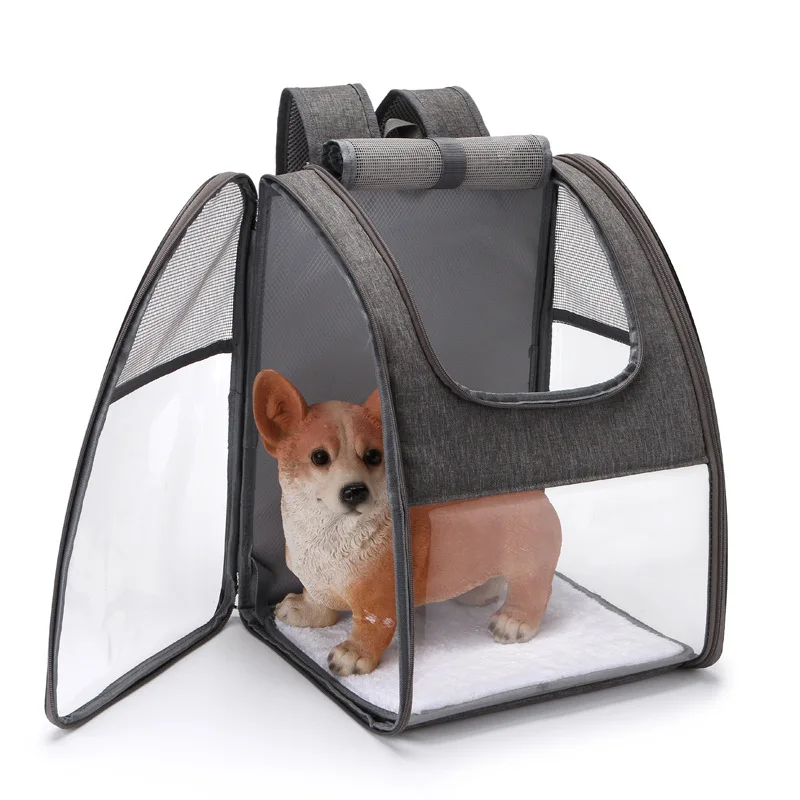 

Transparent Space Pet Bag Flight Case Foldable Pet Backpack Portable Pet Travel Breathable Dog Carrier Bags For Small Dogs