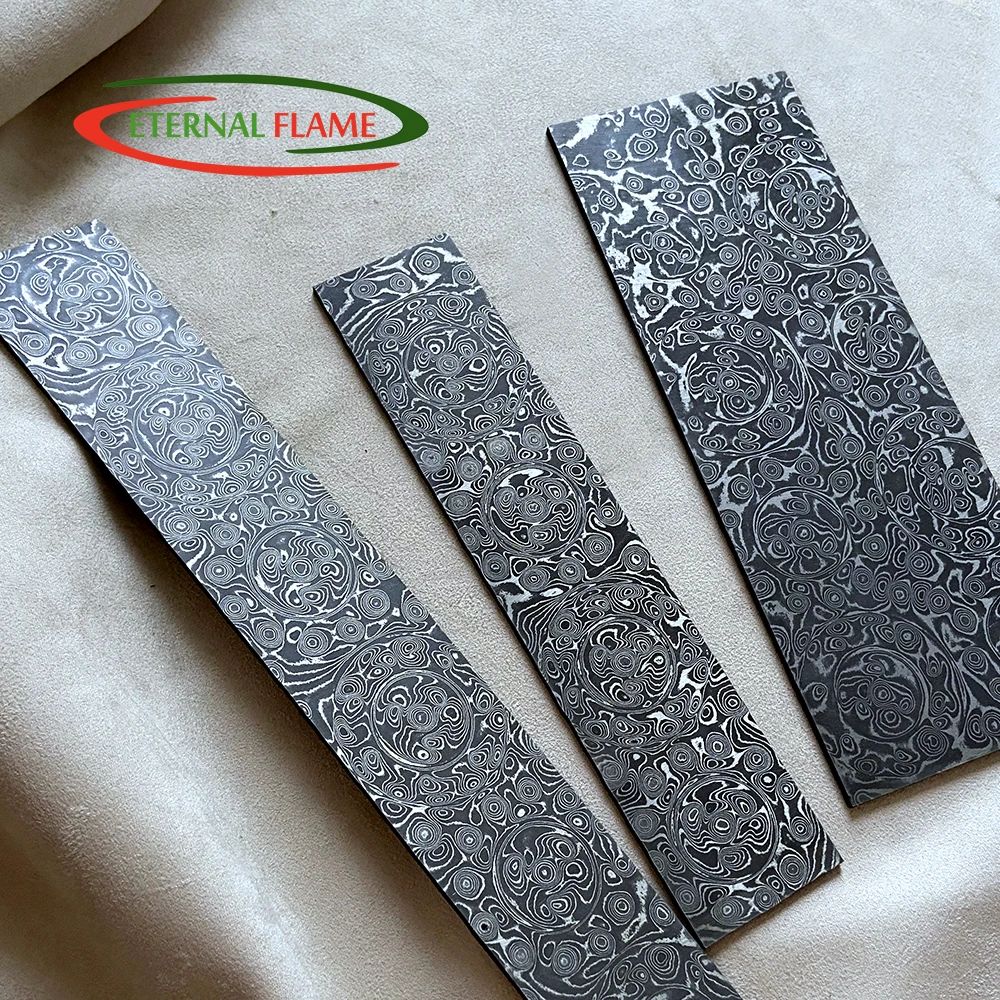 Нож из дамасской стали DIY пластина из дамасской стали сырья Материал пустой Ножи лезвие DIY твердость поверхности 52HRC твердость сердечника 60HRC Нож из дамасской стали DIY пластина из дамасской стали сырья Материал пустой Ножи лезвие DIY твердость поверхности 52HRC твердость сердечника 60HRC