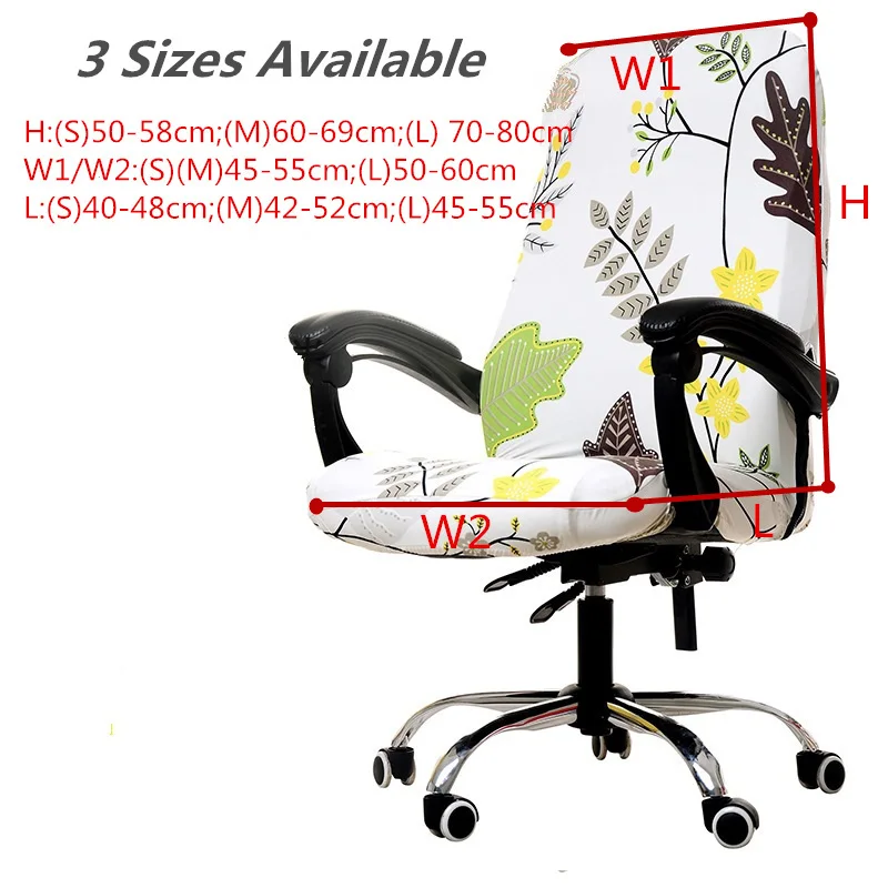 1 шт. чехол для стула с принтом в пасторальном стиле|Чехлы на стулья| |