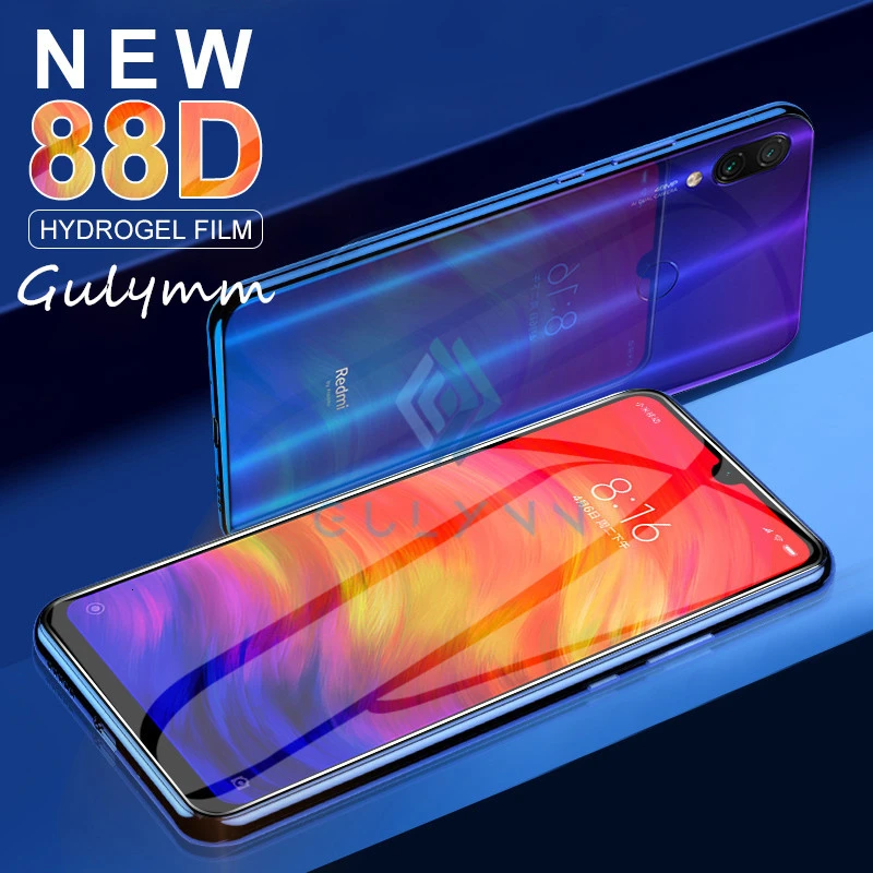 Гидрогелевая пленка для Xiaomi Redmi Note 8 7 9 9s защитная экрана K20 K30 Pro Mi A3 Lite 9T Mix 2S 3 полное