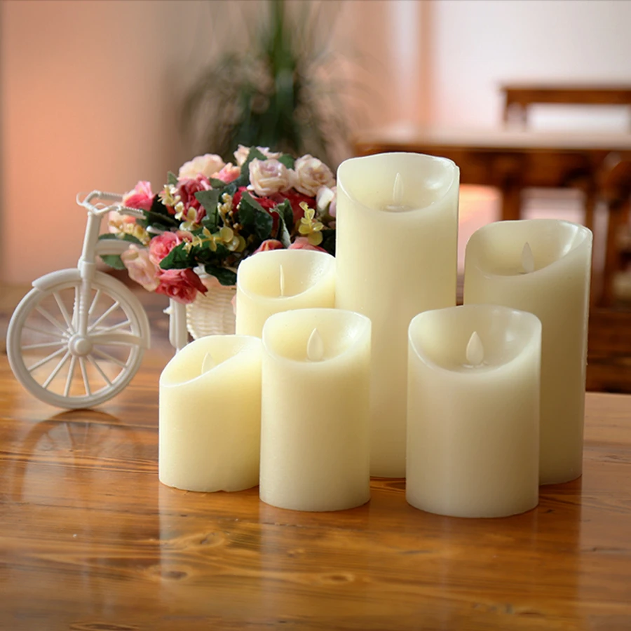 Светодиодный электронная беспламенная свеча с дистанционным управлением