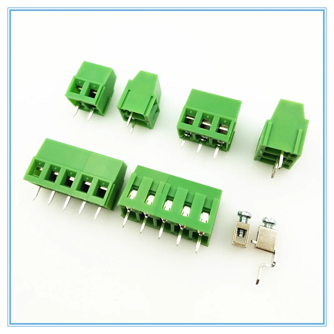 T-Best In Aliexpress promotion 10pcs 2/3 Pole 5mm Pitch PCB Mount Screw TermInal Block 8A 250V | Строительство и ремонт