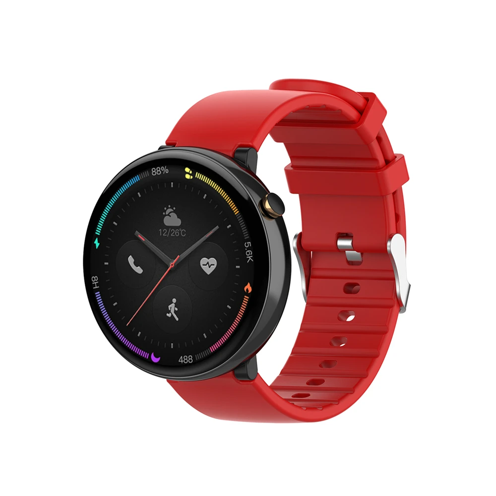 Ремешок силиконовый для Huami Amazfit 2 A1807 сменный Браслет наручных часов с шириной