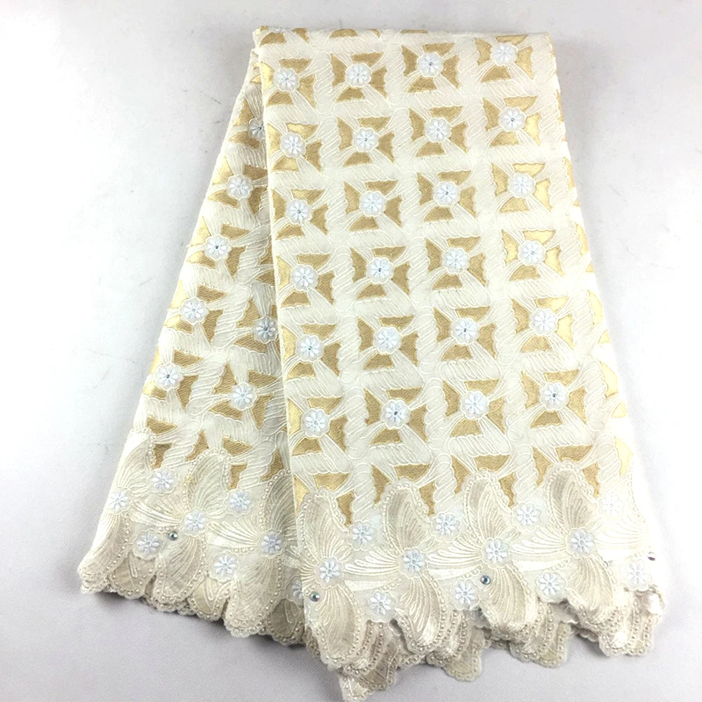 high quality lace swiss voile white nigerian fabric african 100% cotton kids dress 903 | Дом и сад