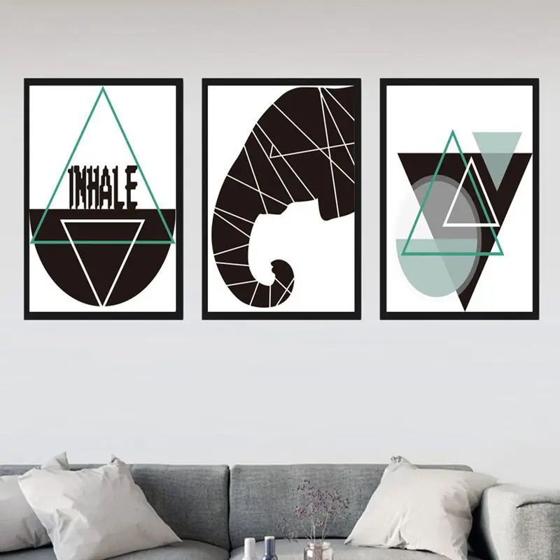 

WALL geometric figure decorative painting living room bedroom study mural painting interior painting decorative painting
