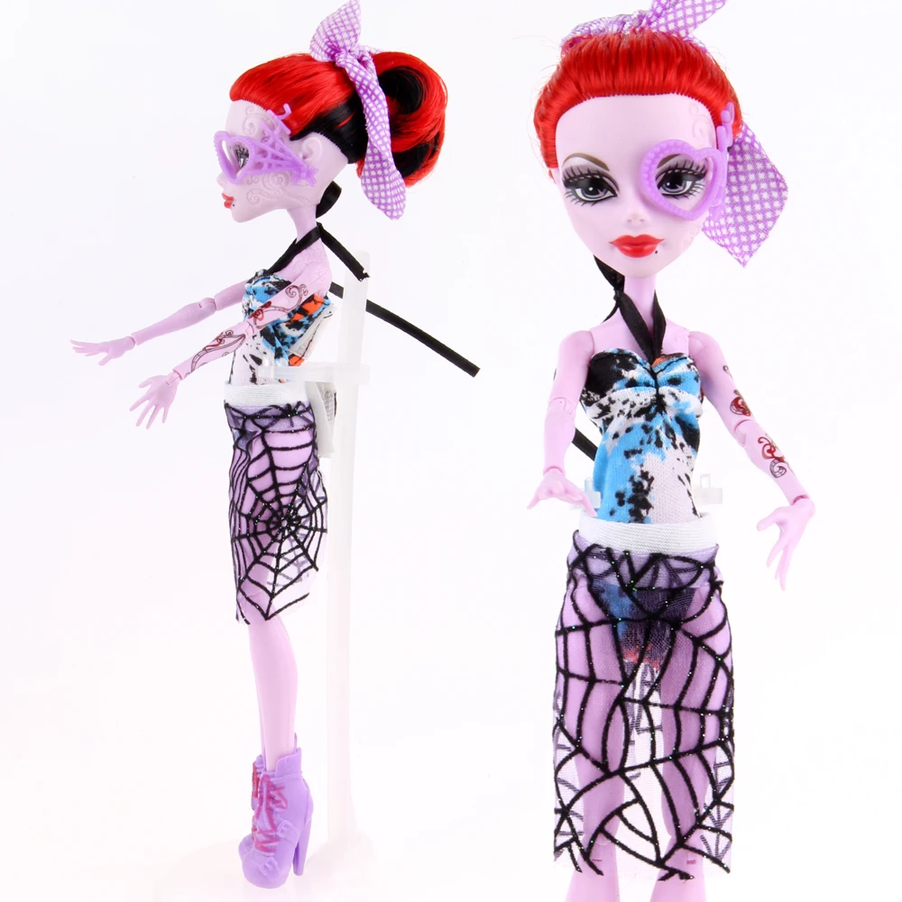 

Cheapest! 10 items 5 Suit Clothes + 5 Pair Shoes For Monster Doll Accessories Fashion Clothes for Original Monster Hight Dolls